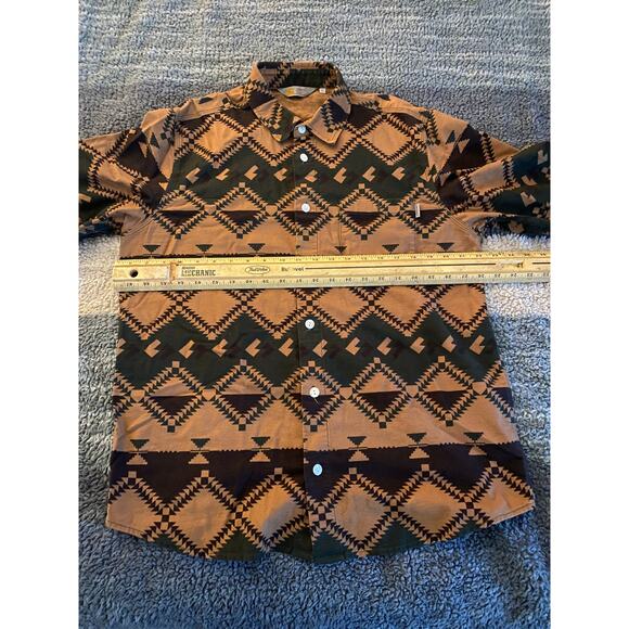 Carharrt Work in Progress Dark Brown L/S Native Shirt - Picture 8 of 12